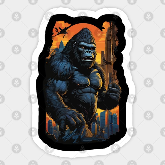 King Kong Sticker by ahmadist